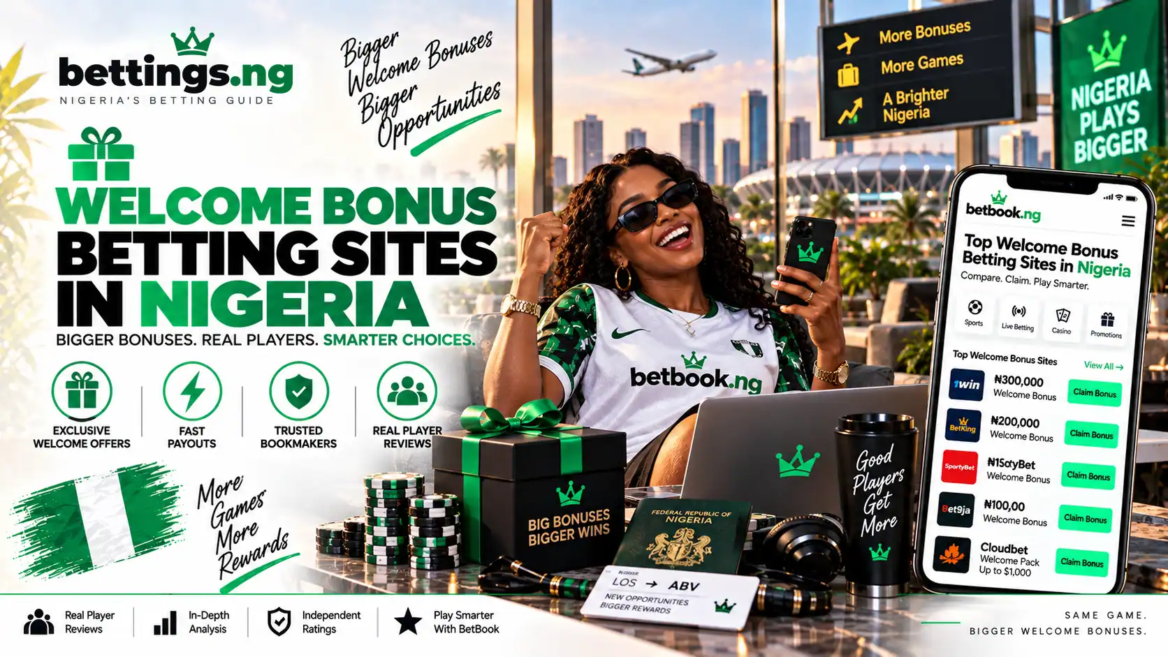 Welcome bonus betting sites in Nigeria